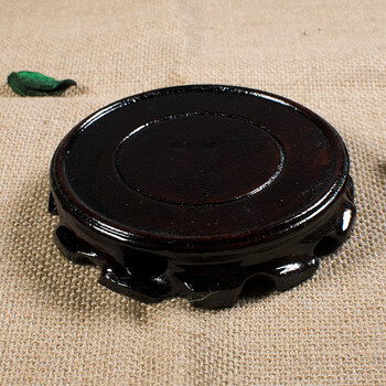 复古中国风实木墩圆底座小板凳简约摆拍照相背景珠宝饰品摄影道具