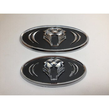 维诺亚 起亚k2k3sk4k5kx3新智跑改装立体虎头车标起亚专用个性虎头标