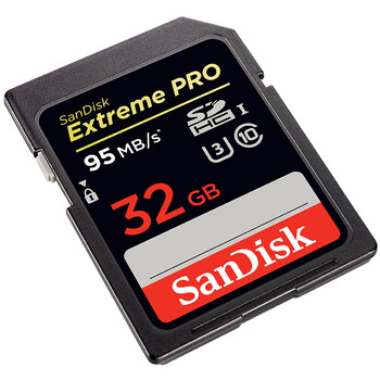 
                                                            闪迪（SanDisk）32GB SD存储卡 U3 C10 V30 4K 至尊超极速版内存卡 读速95MB/s 写速90MB/s 捕捉4K超高清                