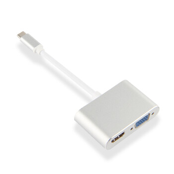 Ajiuyu Dell戴尔笔记本扩展坞vga转换器hdmi转接头usb C网口type C电脑拓雷电银 Vga Hdmi 接口转接投影仪连接 电视显示器外星人