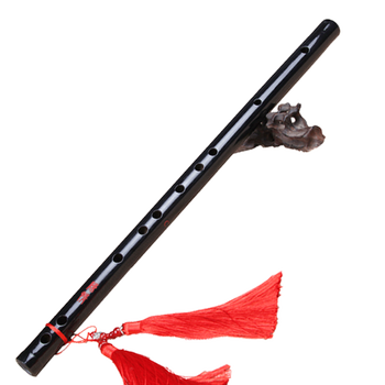 丹田陈情笛一节初学免费教学魔道祖师魏无羡笛子送流苏和教材黑色【F调 