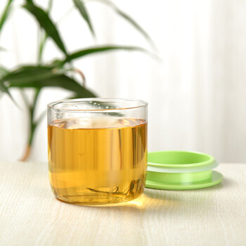 金玉兰（orchid）小储物罐 玻璃储物瓶小容量干果零食储物罐 400ml (颜色发货随机)