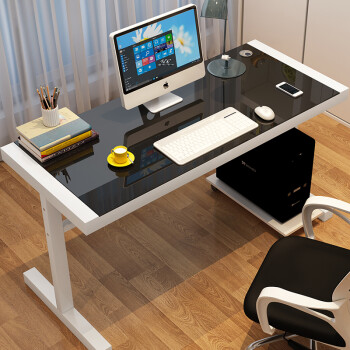 芮镁佳 办公桌椅组合电脑桌 台式家用现代简约屏风办公室桌游戏电竞