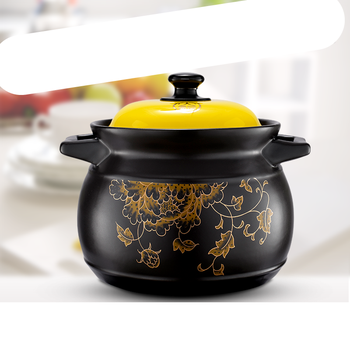 耐高温陶瓷砂锅 家用明火炖汤沙锅 养生燃气煮粥瓦罐煲汤煲 电磁炉不