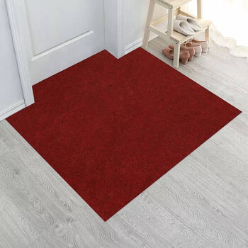 地垫进门地垫门口客厅门垫门厅地毯防滑垫踩脚垫定制家用吸水 暗红色