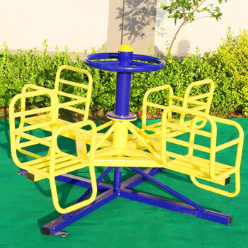 小区公园广场家用社区中老年室外路径漫步机体育用品 六位儿童转椅