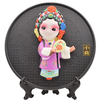 兵马俑摆件 泥人泥塑工艺品 京剧脸谱 中国特色礼品 旅游纪念品 小乔