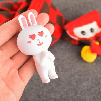 抖音1 银色 捧手爱心可妮兔