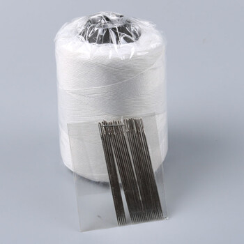 家用手工线白色粗线手缝针线涤纶手工缝衣被子线棉被缝纫线 传统缝被