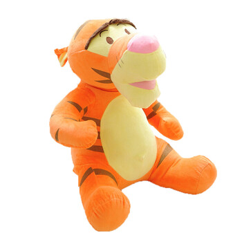 跳跳虎毛绒玩具 公仔玩具老虎布娃娃抱枕大号跳跳虎公仔玩偶 如图 75