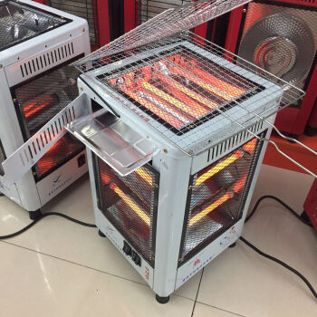 五面取暖器四面烤火炉烧烤型小太阳家用电热扇烤火器电烤炉电暖气 顶