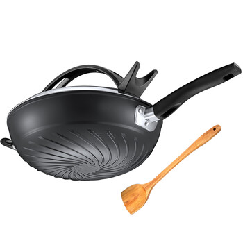 爱仕达炒锅ASD金刚旋风少油烟不粘锅 烹任锅具WG8332LZL 32cm