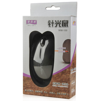 
                                        
                                                                                双飞燕（A4TECH) WM-100 有线鼠标 笔记本台式电脑办公家用便携鼠标 USB接口 黑色                