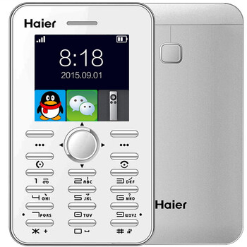 海尔(Haier) M312 移动/联通2G 卡片手机 儿童手机 珠光白