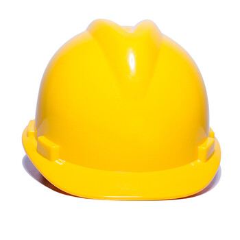 扫坑 安全帽男工地施工领导电工透气工程印字v型防砸安全头盔 黄色(5