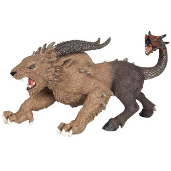 法国papo龙尾妖怪奇美拉38977希腊神话科幻仿真动物模型收藏公仔玩具