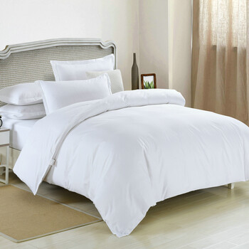 全棉套件纯白色四件套纯棉1.