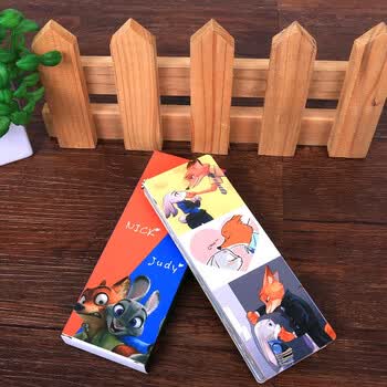 女生礼物书签男友创意同学学生古典古风纪念品 疯狂动物城142x50mm