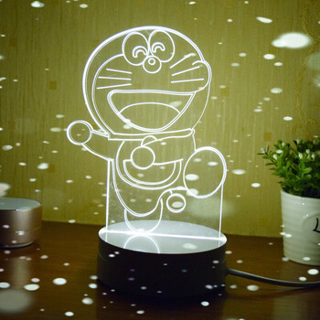 节3d哆啦a梦小夜灯 送男女朋友闺蜜多啦a梦机器猫公仔叮当猫生日礼物