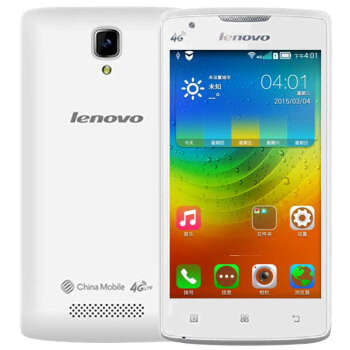 联想 A2800-D 移动4G (4G ROM)双卡双待手机 白色