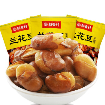 稻香村 休闲零食小吃干果牛肉味兰花豆500g传统小吃坚果炒货北京特产