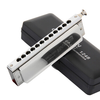 天鹅(swan) () 【牧歌乐坊】 半音阶口琴银色抖音 12孔