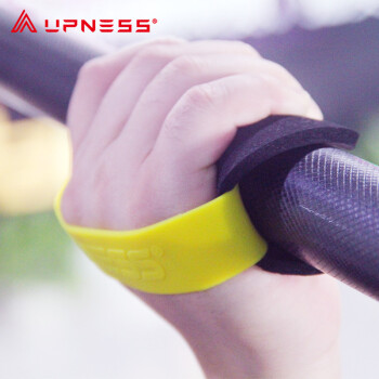 拉上（upness） UPNESS健身手套G021运动训练保护手垫护手掌手套G021 电光黄