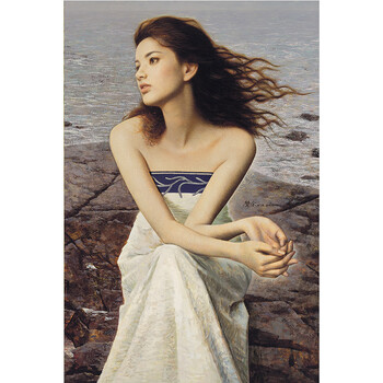 艺术喷绘大幅画像美女感人体文艺油画画人体照照片案油挂画kb 15 60*