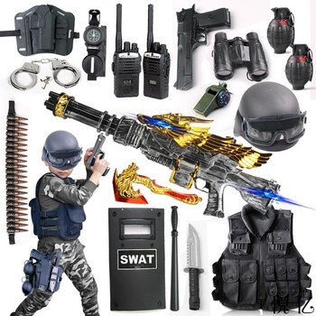 te警武装(战鹰)连发 电动连发(配10000水弹)