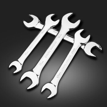 双开口扳手家用公制多功能五金汽修板手镜面抛光呆扳手工具套装 8mm