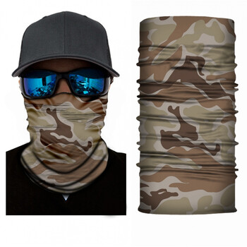 夏季防晒军事迷彩多功能头巾自行车越野登山攀岩滑雪旅游面罩围脖 mkx