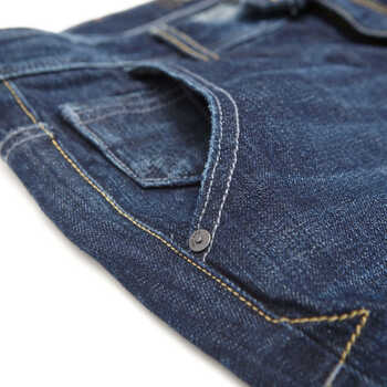 美特斯邦威 2014秋装新款男斜插袋牛仔长裤246083 牛仔深蓝 175/80a