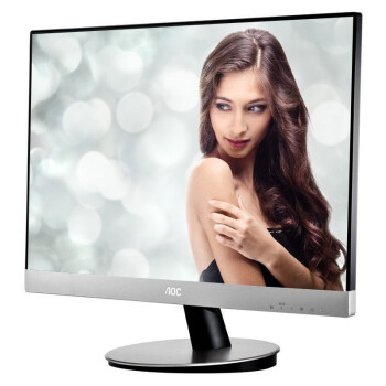 
                                        AOC I2269VW 21.5英寸LED背光窄边框IPS广视角液晶电脑显示器（银黑色）                