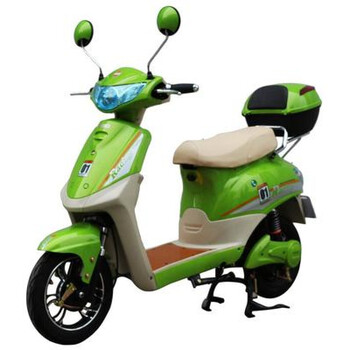 麦潮尚 小型电动车女款小款电摩电瓶车迷你男女踏板助力摩托自行车 绿