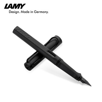 凌美（LAMY）钢笔 狩猎系列EF笔尖磨砂黑ABS墨水笔 17EF 0.5mm