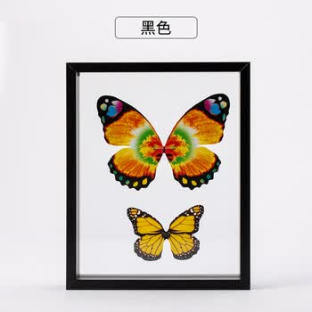 仿真实木双面透明标本框植物蝴蝶夹多尺寸北欧创意正方形相框摆台黑色5寸 不含标本 图案随机 图片价格品牌报价 京东