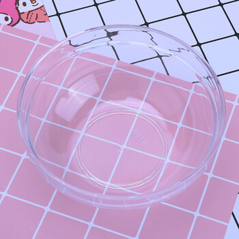 史莱姆搅拌碗亚克力材料硼砂水圆形沙拉碗加厚透明碗