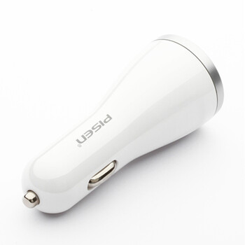 
                                        品胜 爱车充 USB车载充电器iPhone ipad air iPod平板车充 点烟器车充 品胜双USB车充 (1A-2A)双输出 标配                
