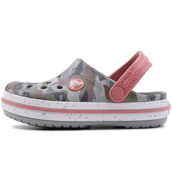 crocs卡洛驰童鞋 2018秋季新款卡骆班迷彩小克骆格儿童涉水透气休闲
