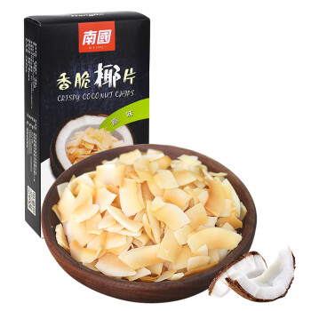 南国 休闲零食 香脆椰子片 原味60g