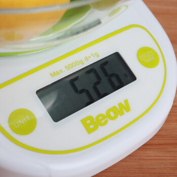 
                                        贝奥托盘电子称 厨房秤 食物电子称 食品克秤 家用烘焙秤1g-5kg                