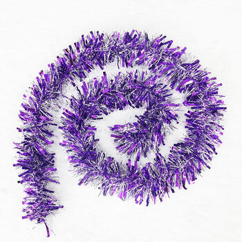 朗森装饰彩条毛条彩带彩条圣诞节活动晚会布置毛毛条圣诞装饰用品