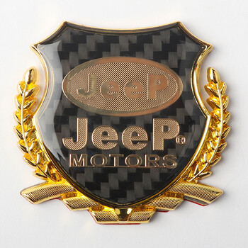 车太太越野4x4车贴 jeep车贴 全新指南者 金属壁虎贴 四驱车标 车身贴