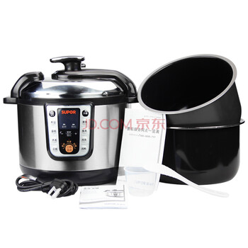 苏泊尔（Supor） 双胆电压力锅 5L/6升 大容量 智能预约电饭煲 煲汤锅 蛋糕锅 5L款