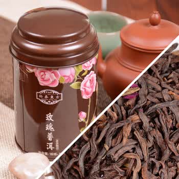 吴裕泰 玫瑰普洱50g/罐