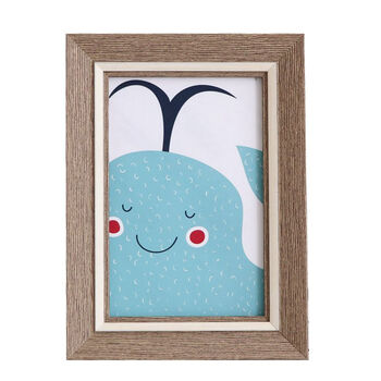 挂墙相框摆台相片架创意儿童画框8开5寸6寸7寸9寸10寸a3a4 褐色 婉约