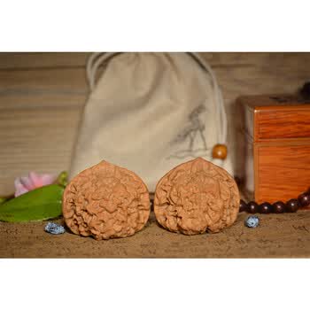 王勇麒麟纹大官帽48mm 编号j26-29 w 588元 核知道 文玩核桃