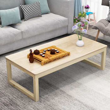 客厅简易茶几简约小户型家用经济型茶桌实木日式复古小桌子茶几桌