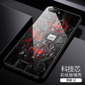 昂悅 華為榮耀note10手機殼新榮耀paly/v10/9/v9玻璃pay外殼piay保護