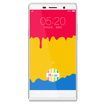 海尔（Haier）海乐2 移动4G智能手机 双卡双待 钢琴白